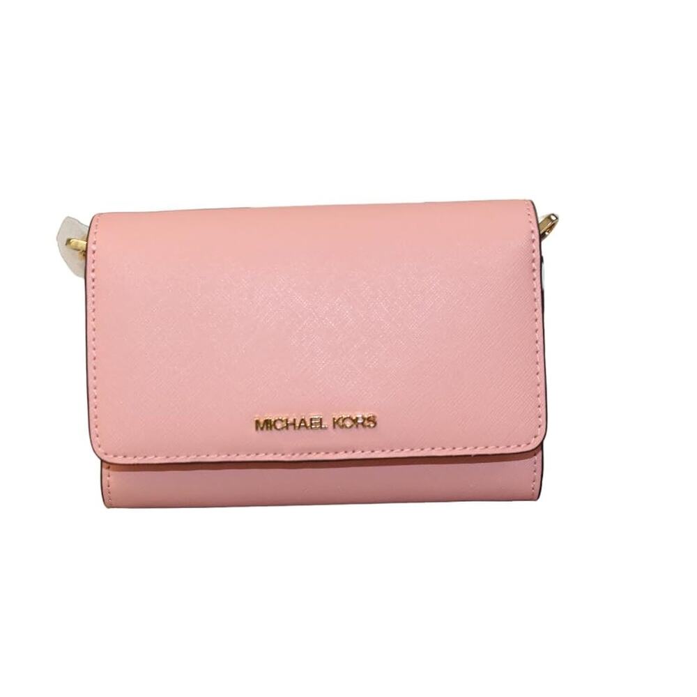 Michael Kors Jet Set Travel Multifunction Phone Crossbody Bag (PrimRose)